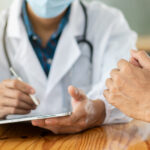 Consultation discussing medication options during mental health treatments